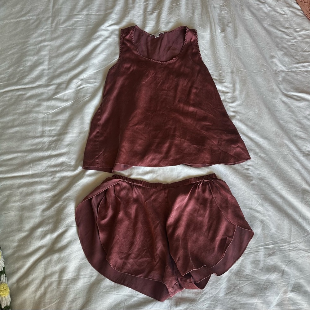 Lunya 100% Washable Silk Sleepwear Set